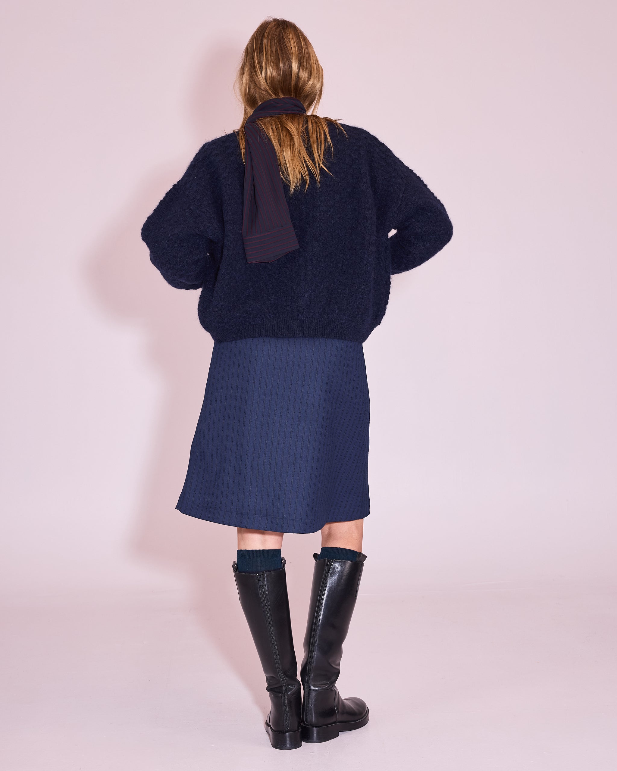 Jilin cardigan in midnight blue