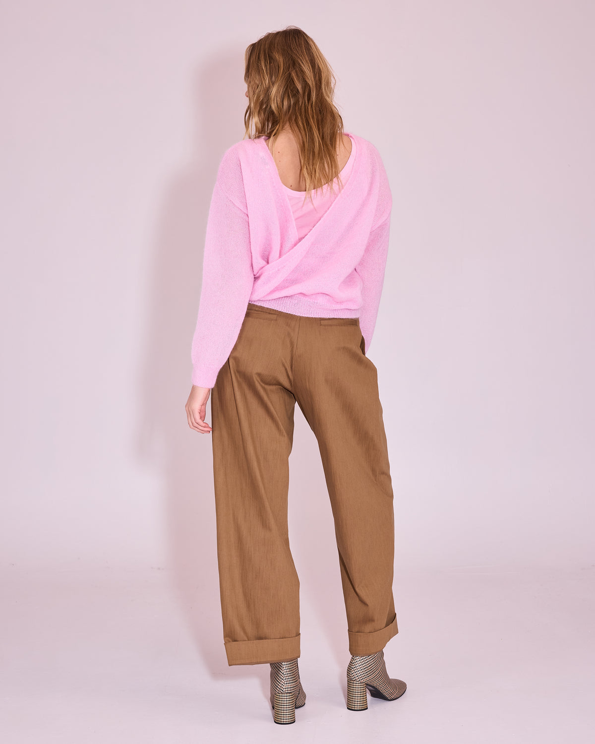 Harpo broek in bronze brown