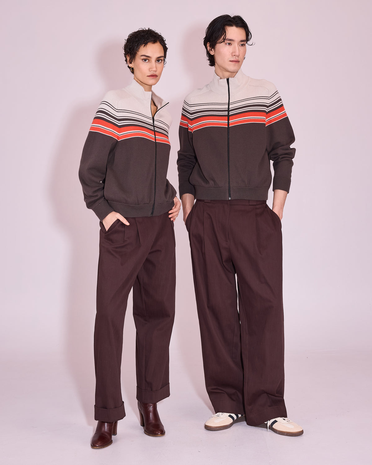 Harpo trousers in dark chocolate 