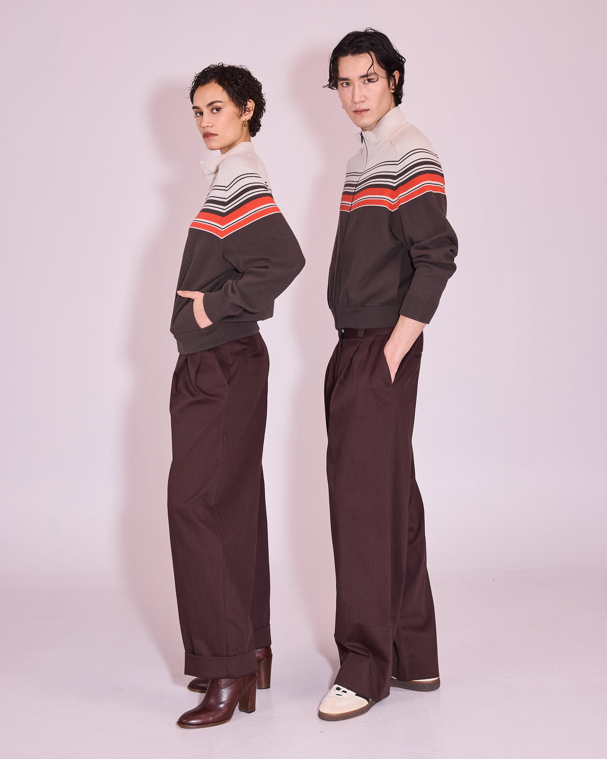 Harpo trousers in dark chocolate 