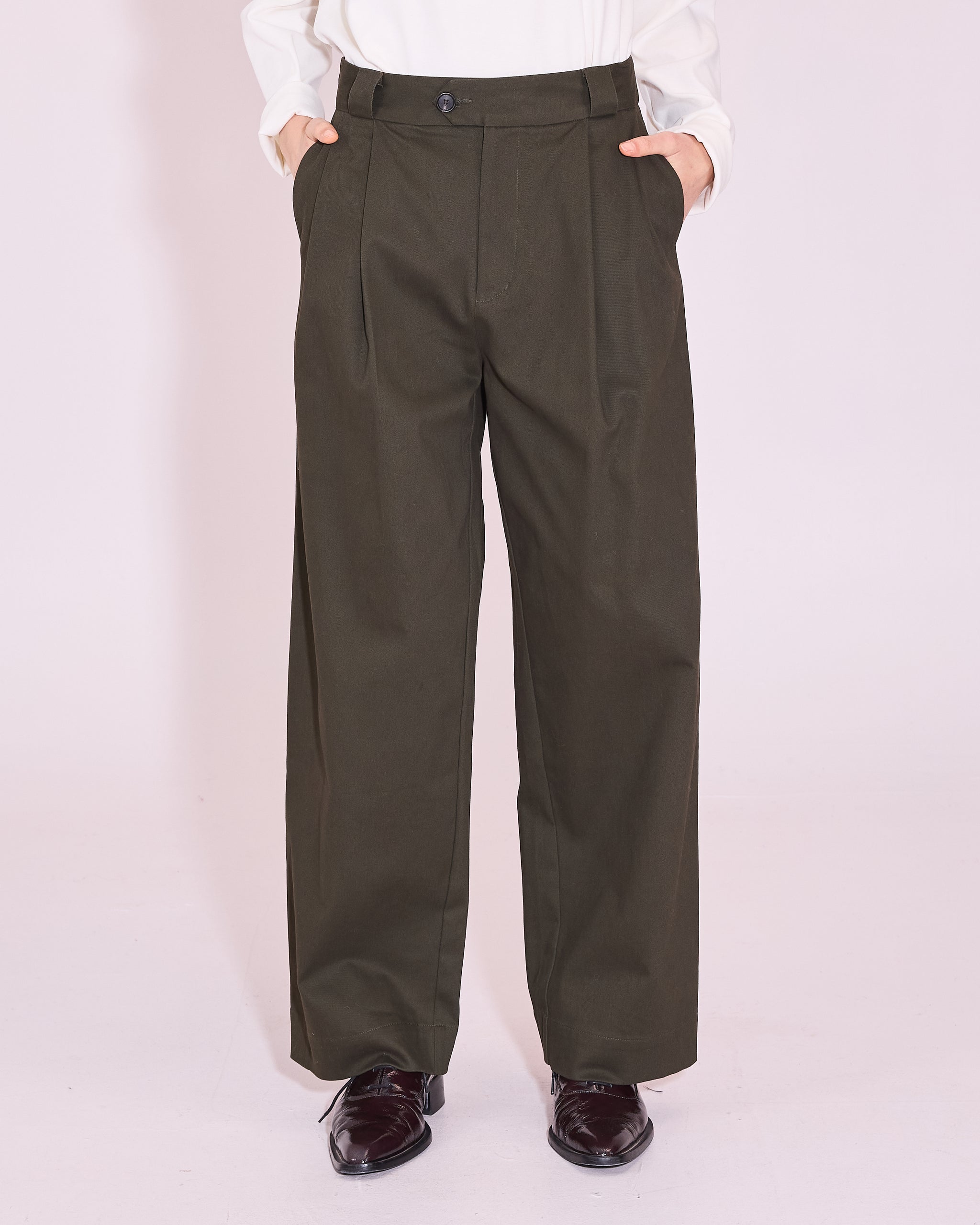 Justo broek in winter moss