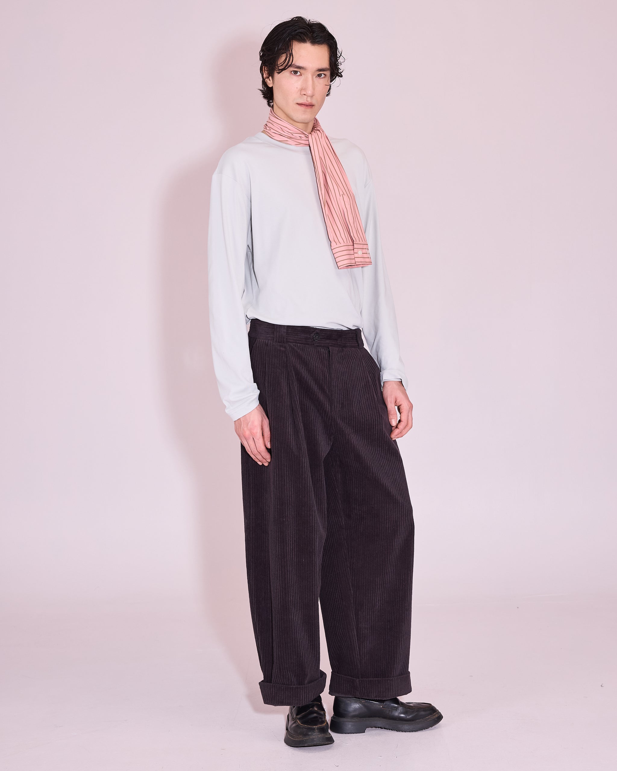Justo broek in black bean heavy corduroy