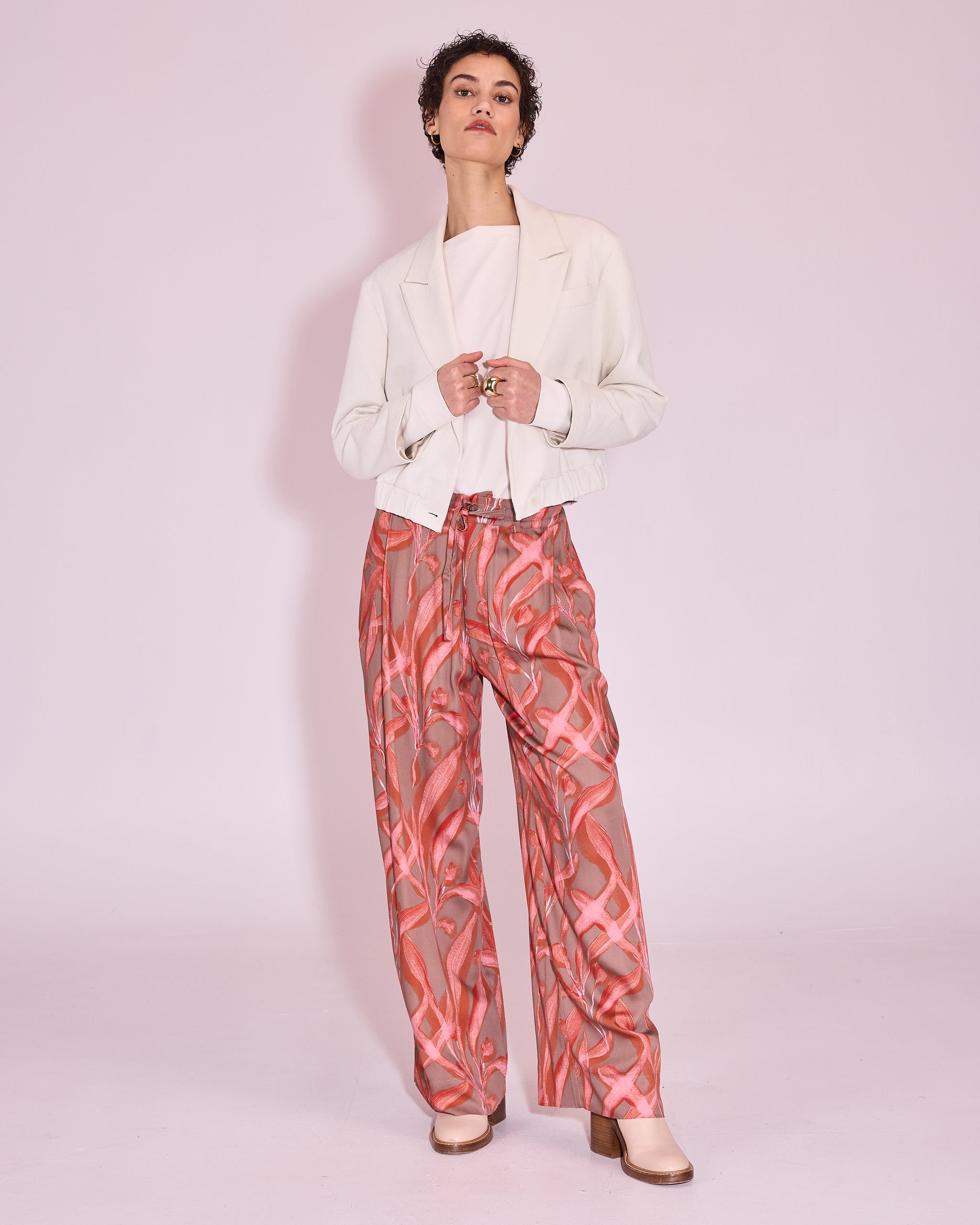 Haiko broek in red leaves