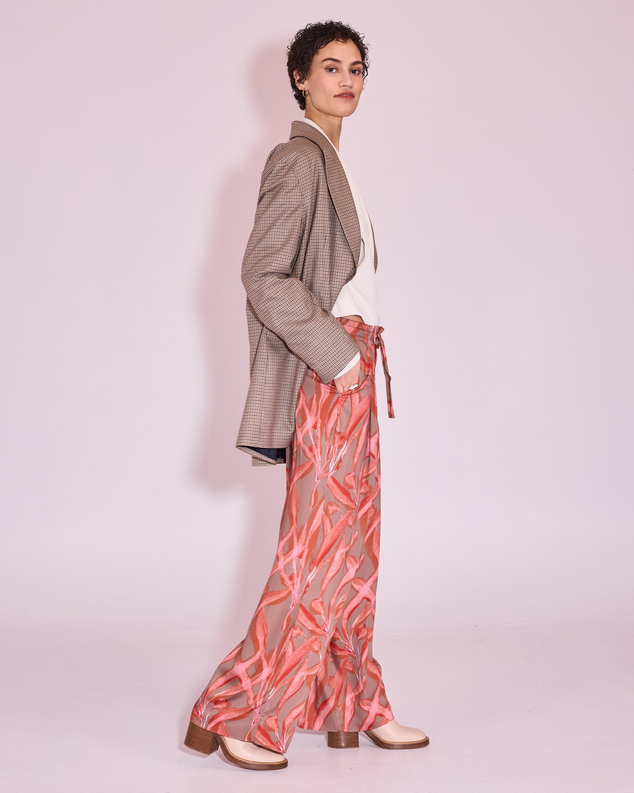 Haiko broek in red leaves