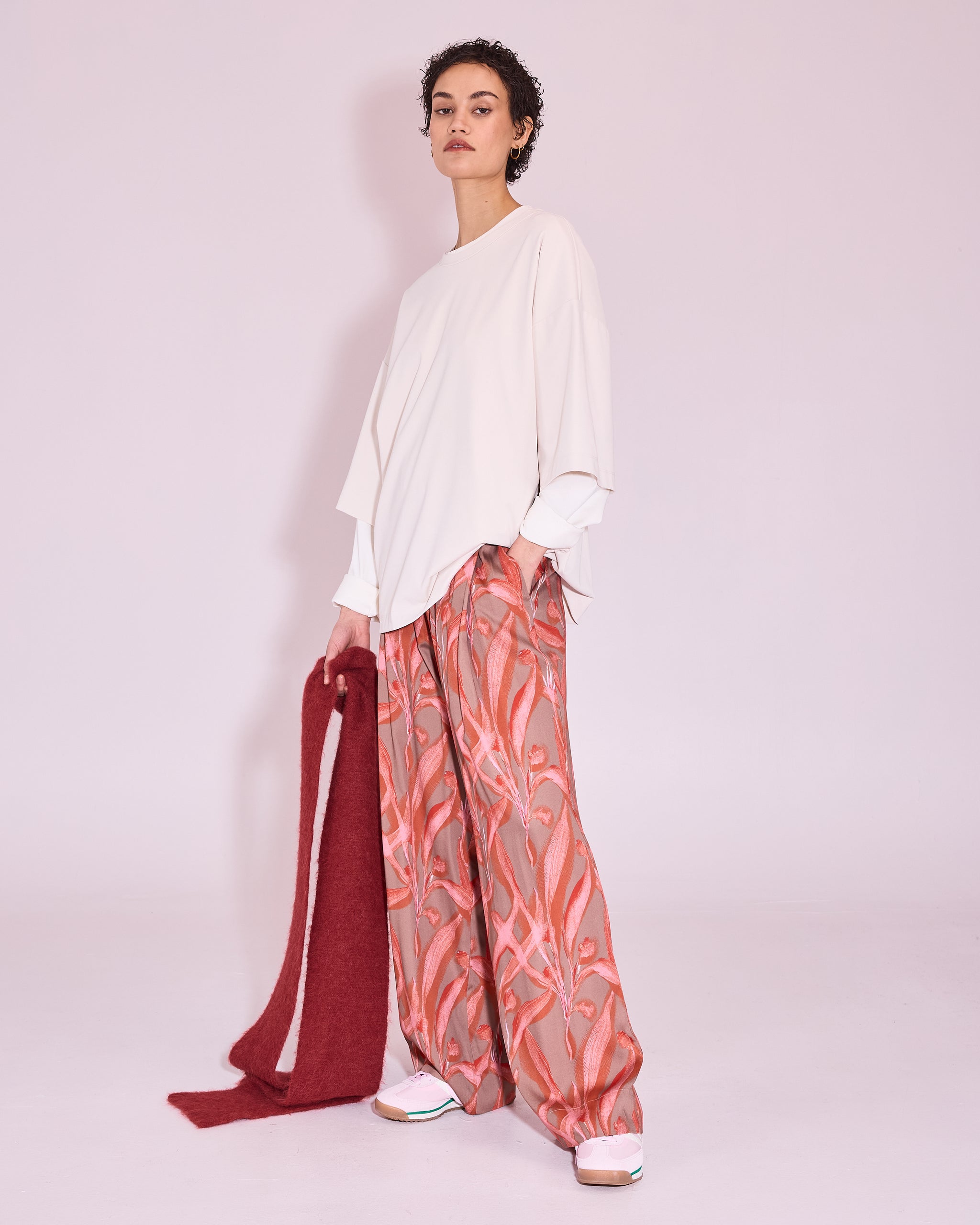 Haiko broek in red leaves
