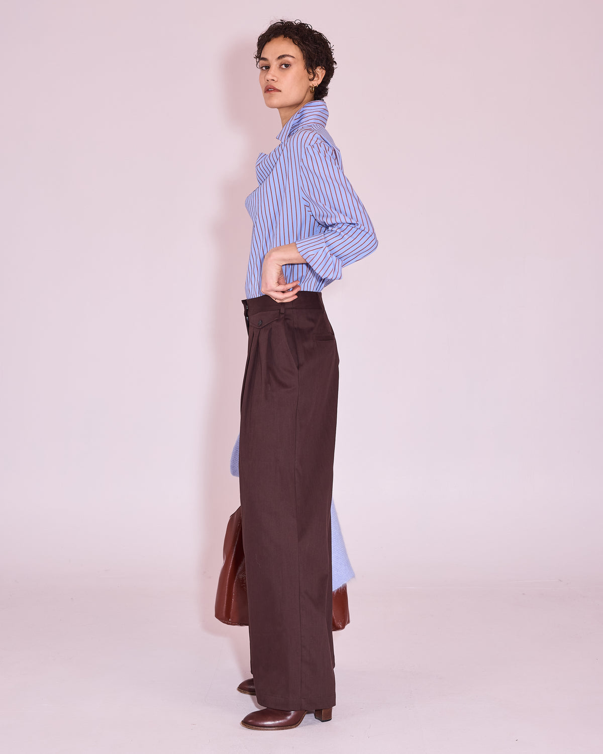 Guy trousers in dark chocolate