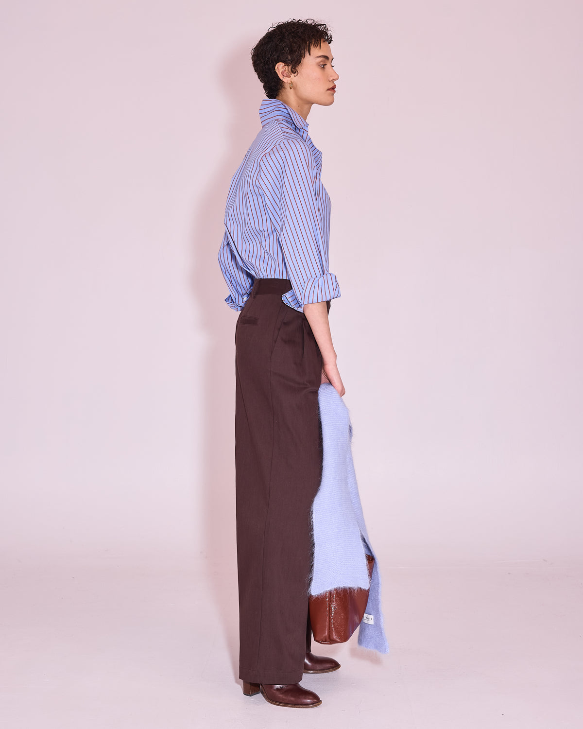 Guy trousers in dark chocolate