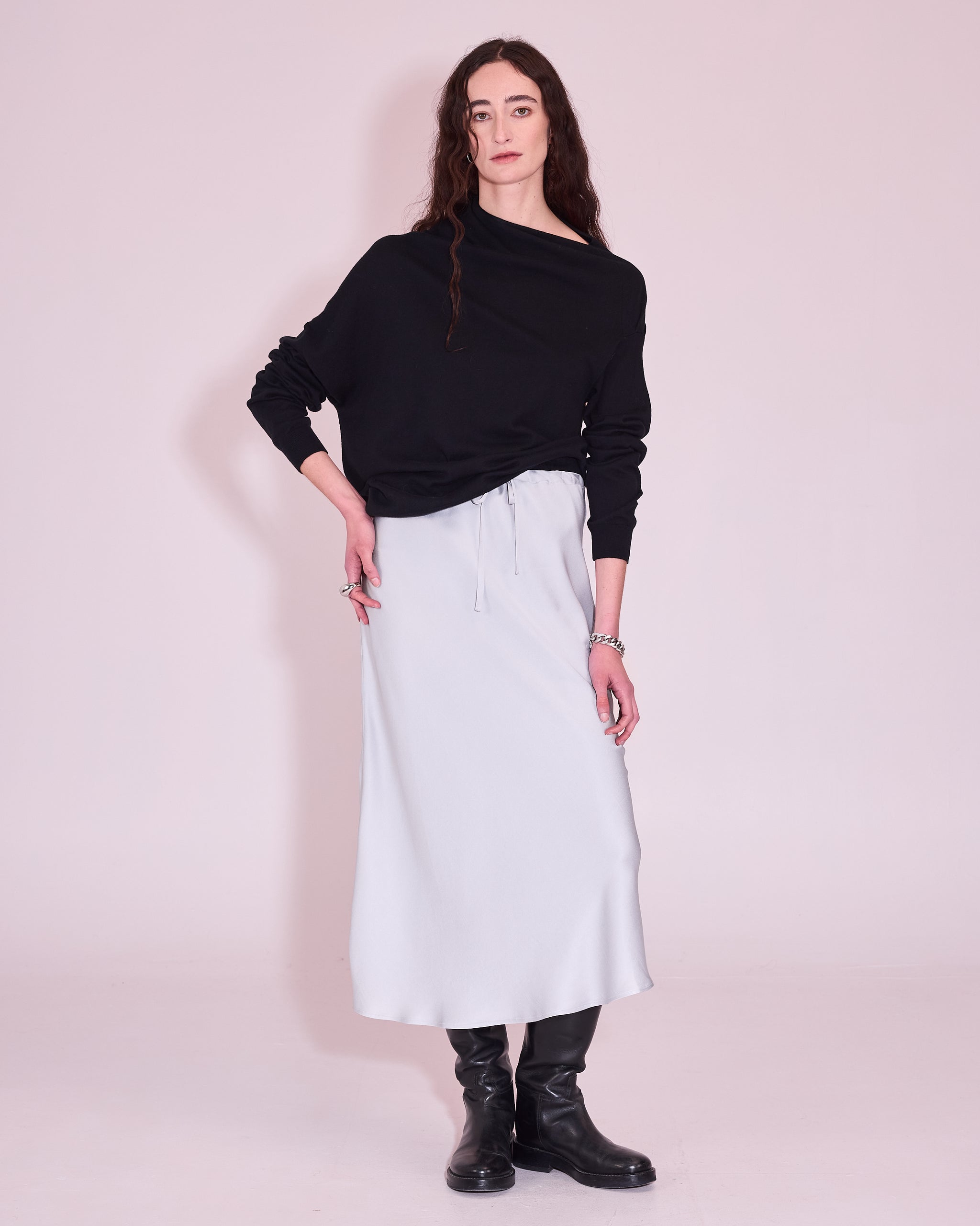 Hinda skirt in silver