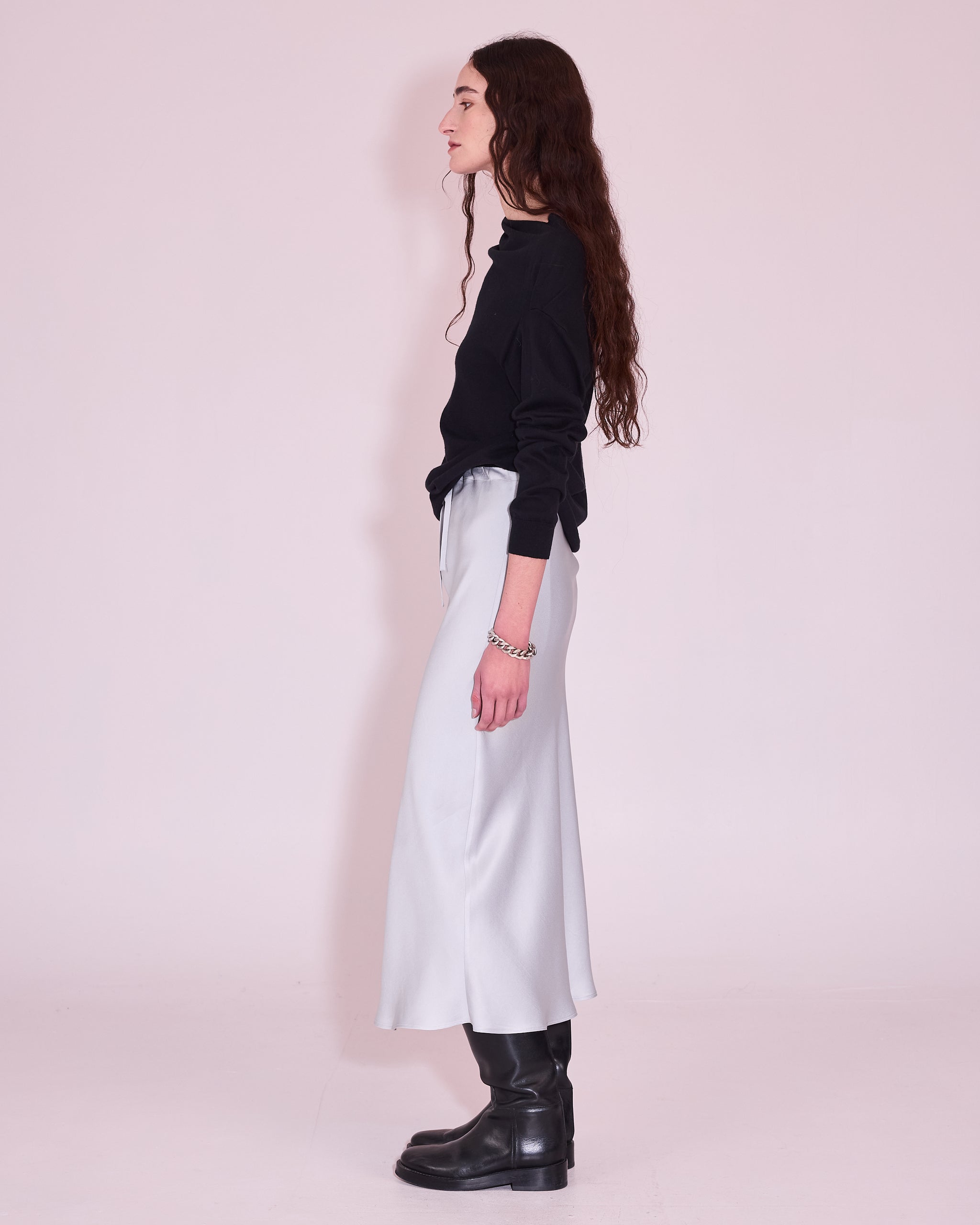 Hinda skirt in silver