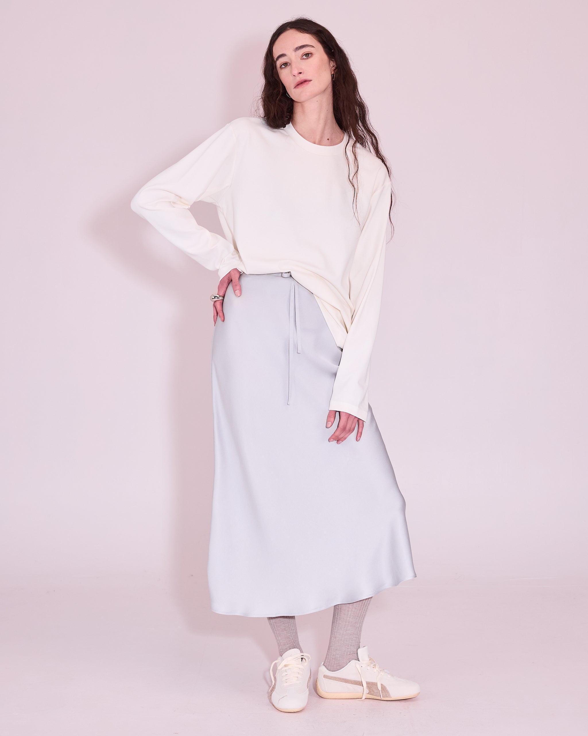 Hinda skirt in silver