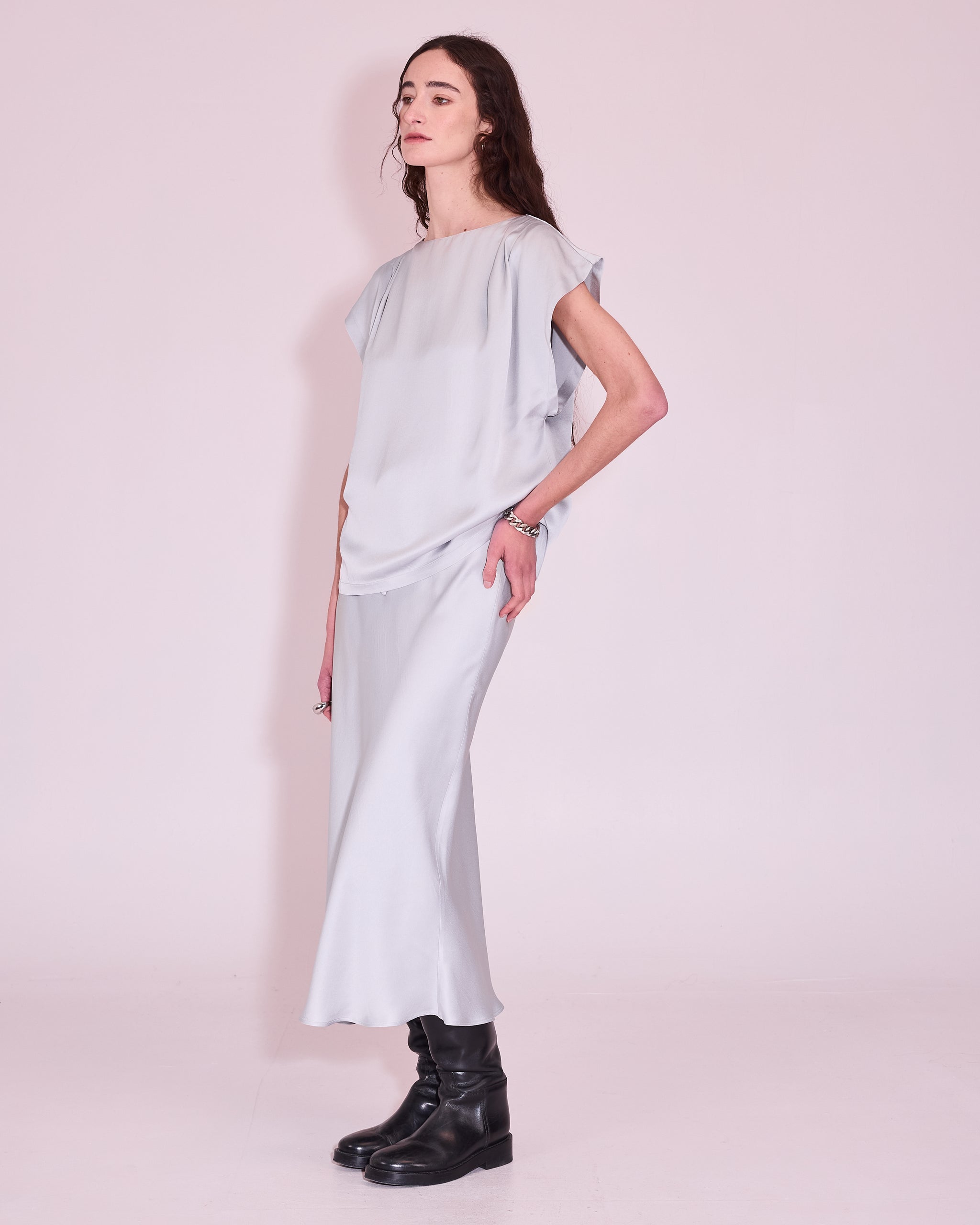 Hinda skirt in silver