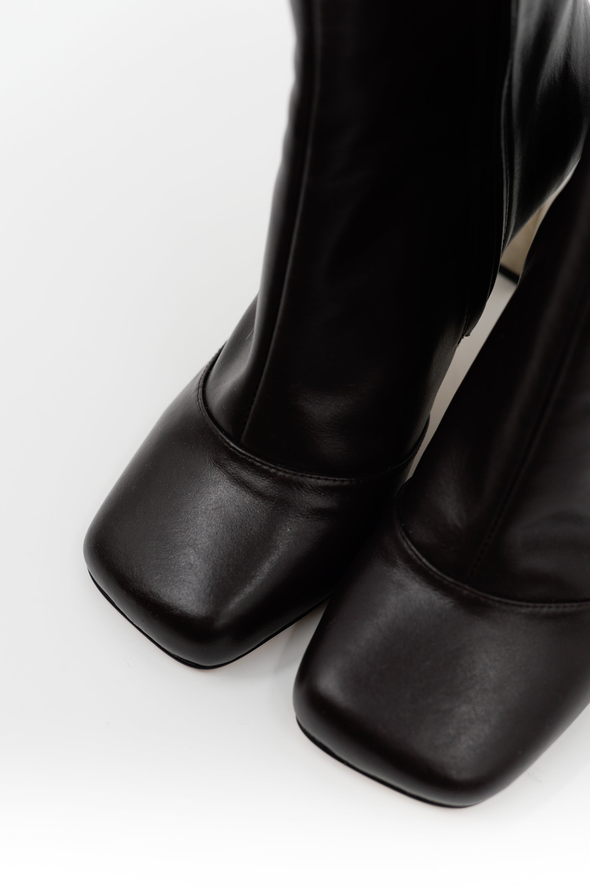 Eames bottine en chocolat foncé