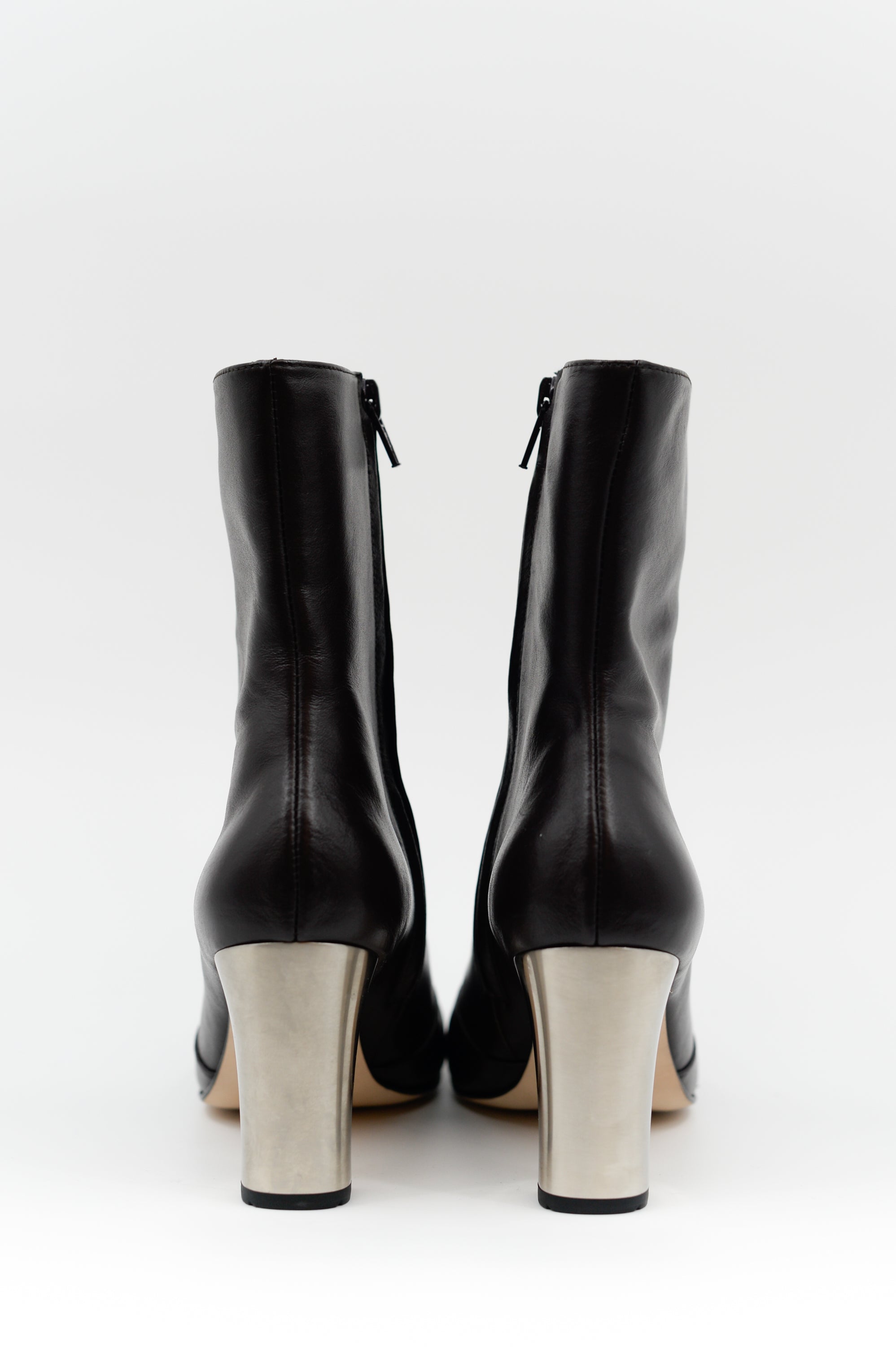 Eames bottine en chocolat foncé