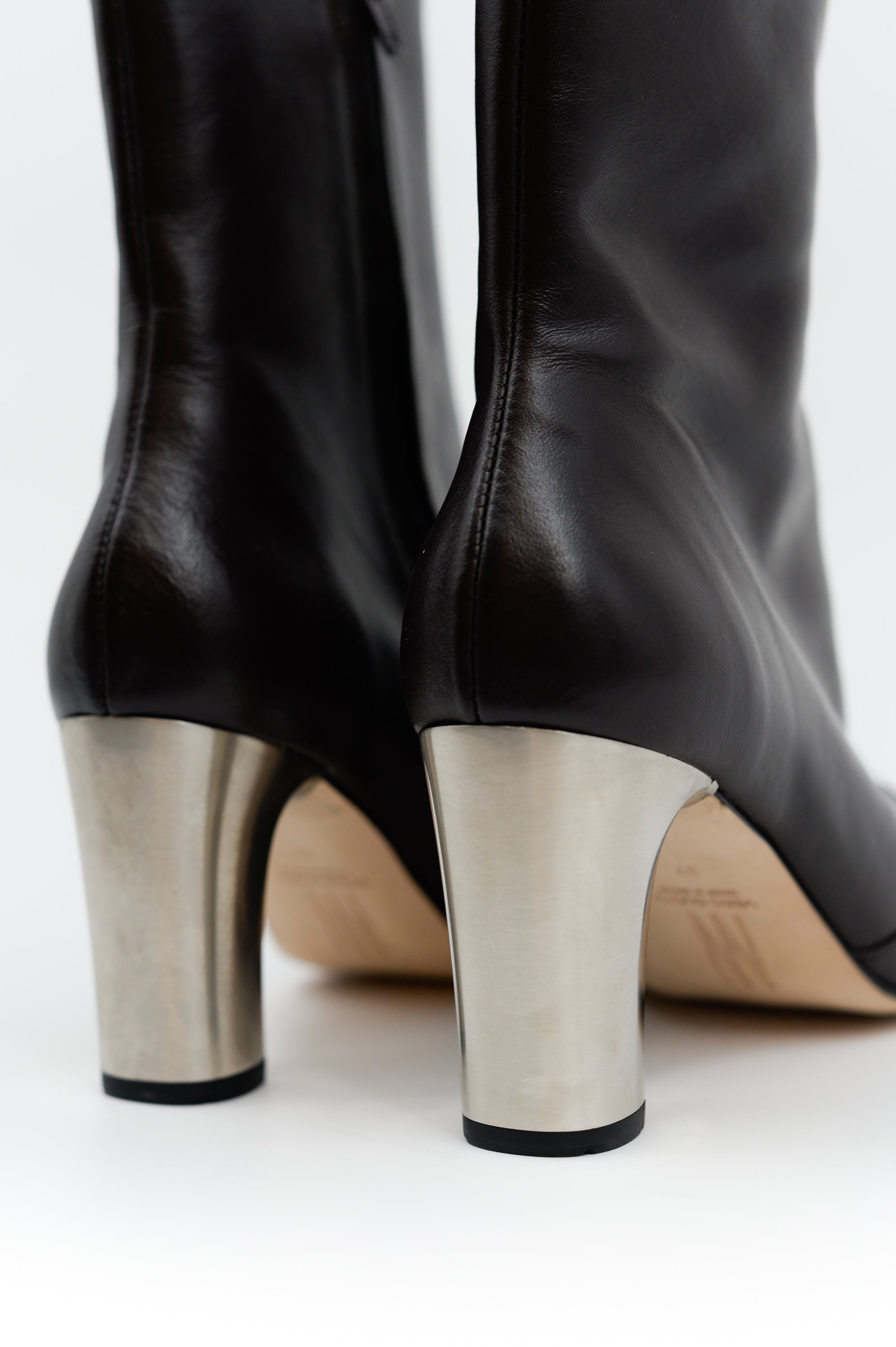 Eames bottine en chocolat foncé