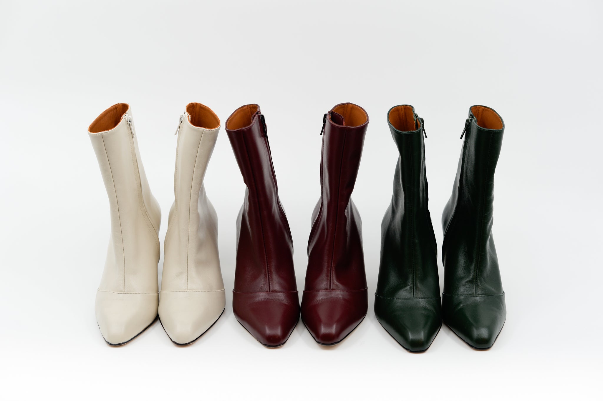 Elize bottine en ivoire