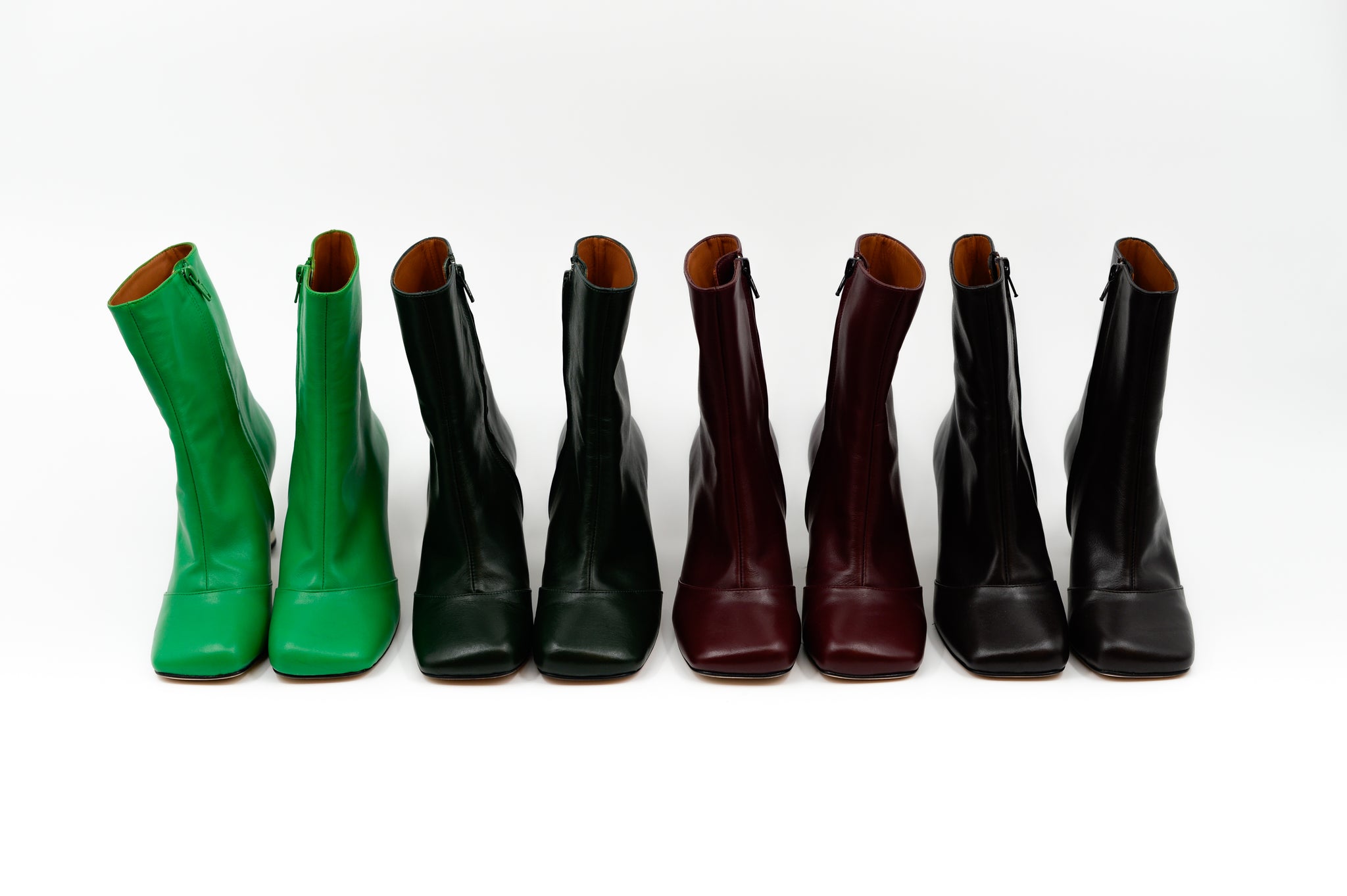 Eames bottine en chocolat foncé