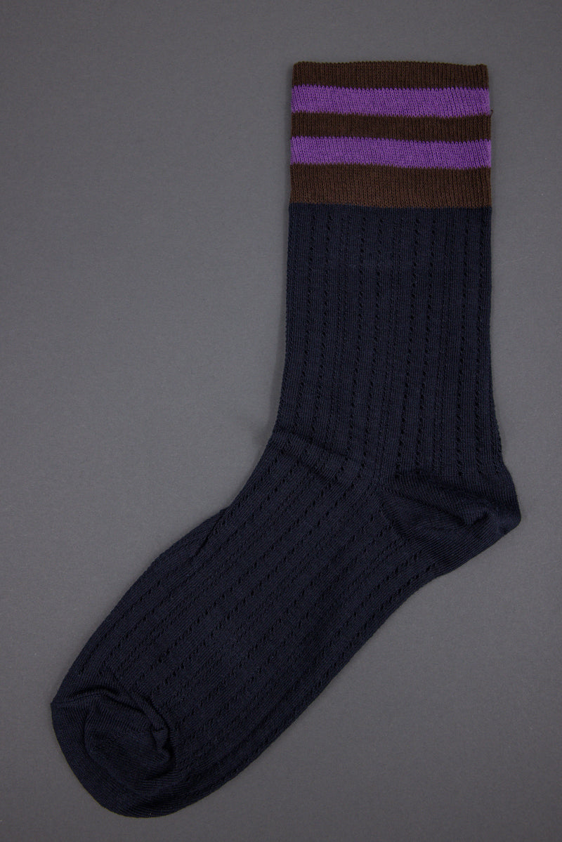 Gerco multi navy sock