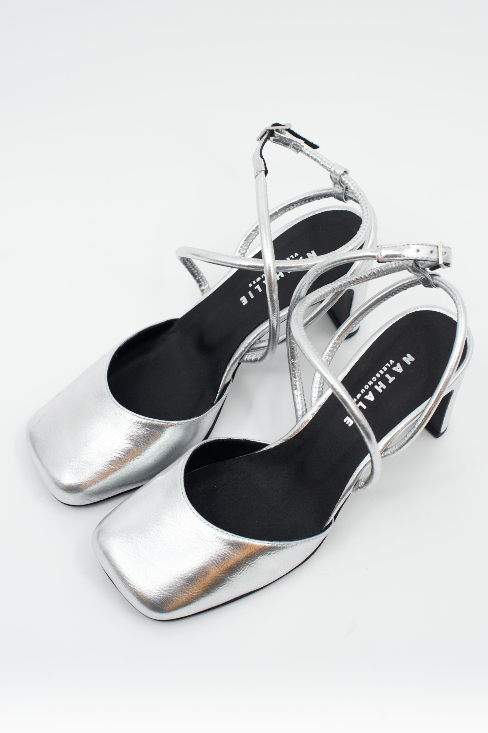 Silberner Pumps „Dancer“