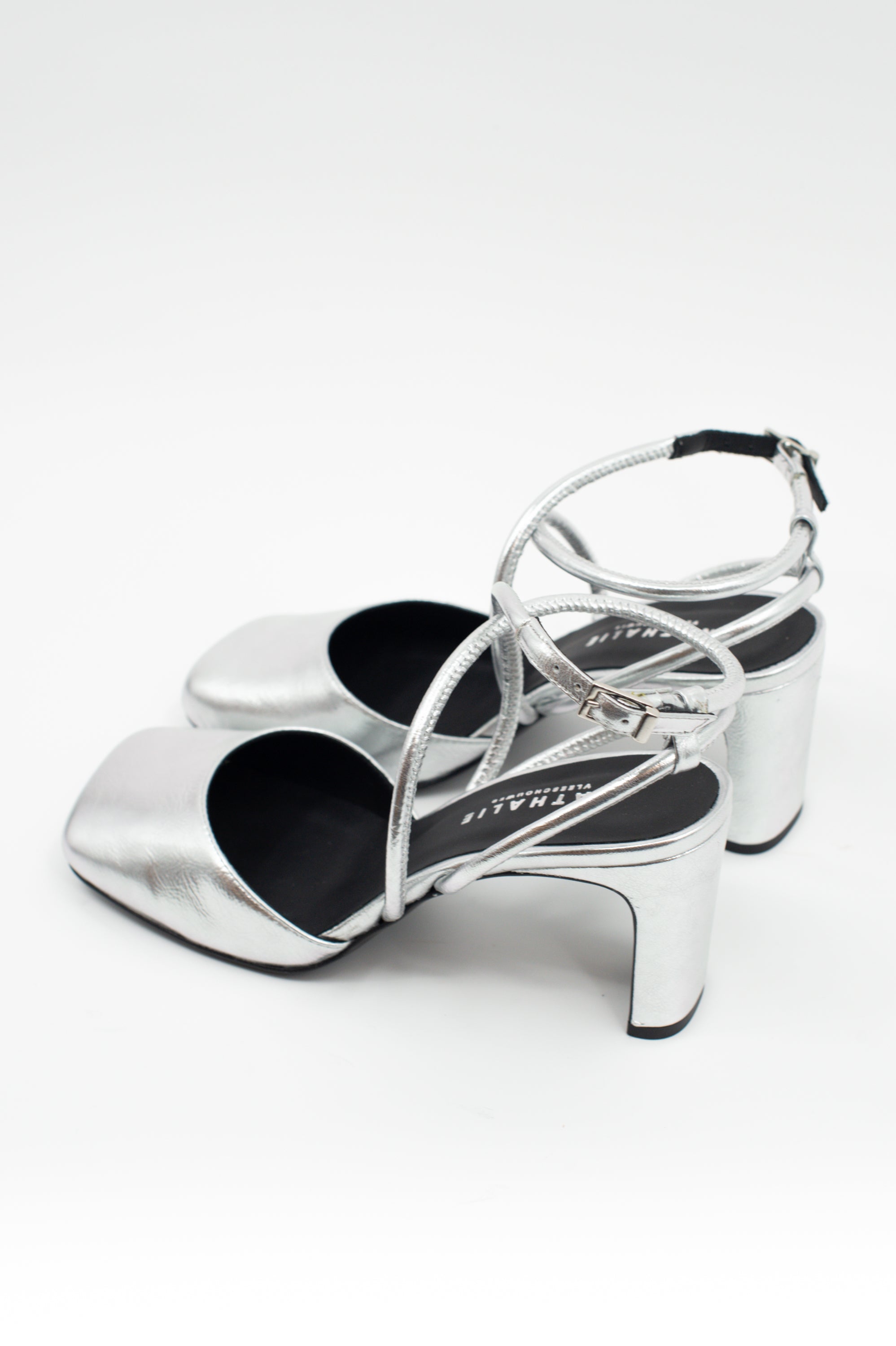 Silberner Pumps „Dancer“