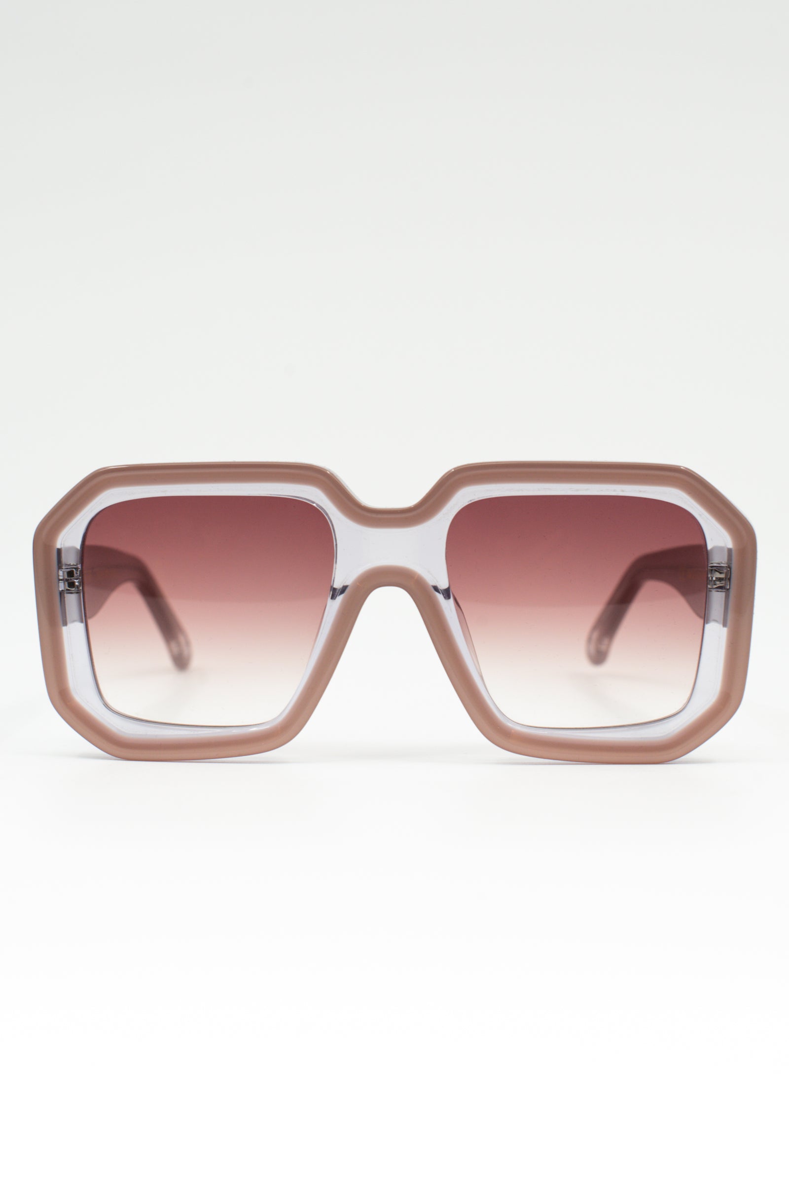 Onassis sunglasses taupe / pink