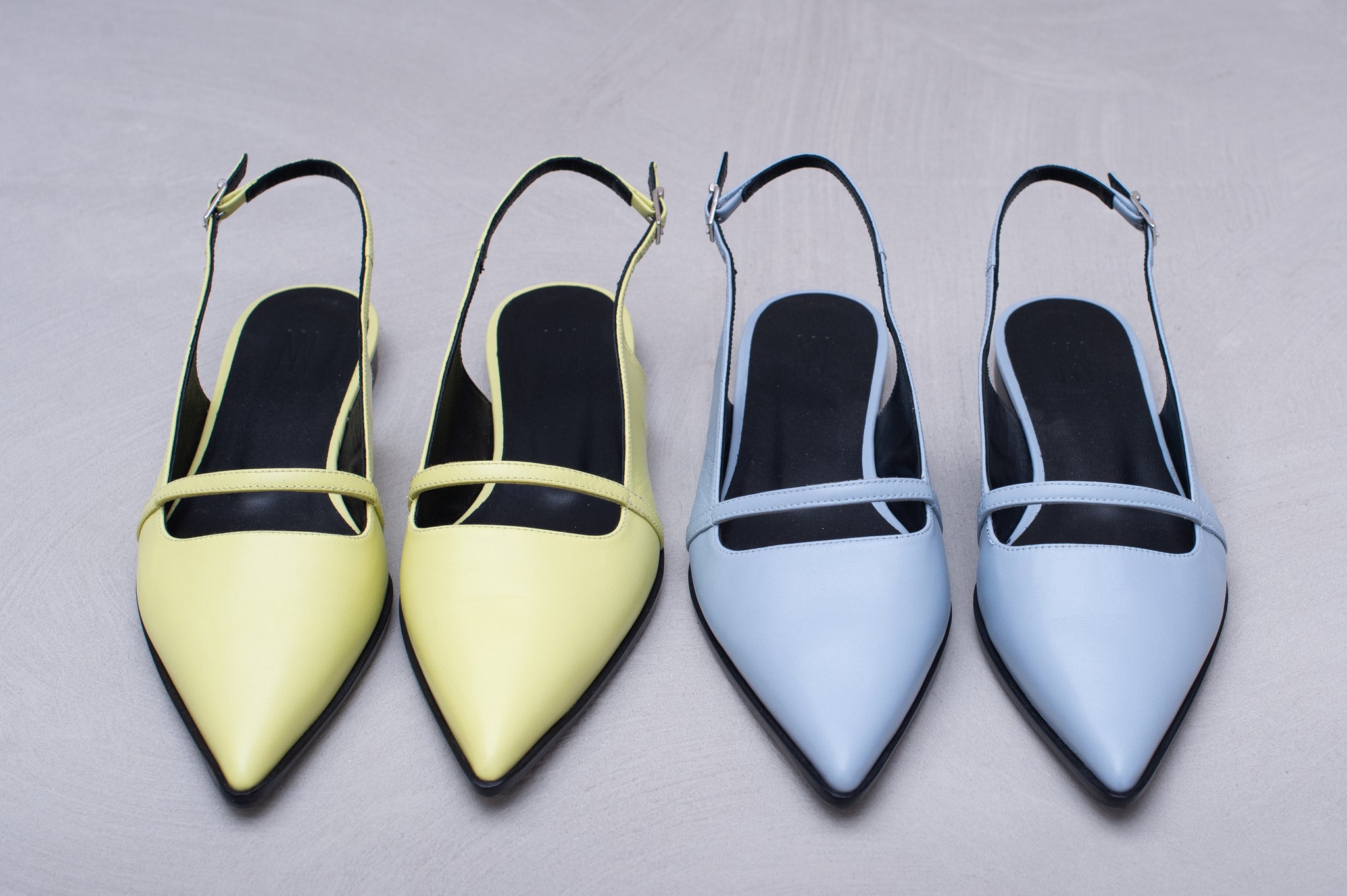 Dallie slingback in lemon grass