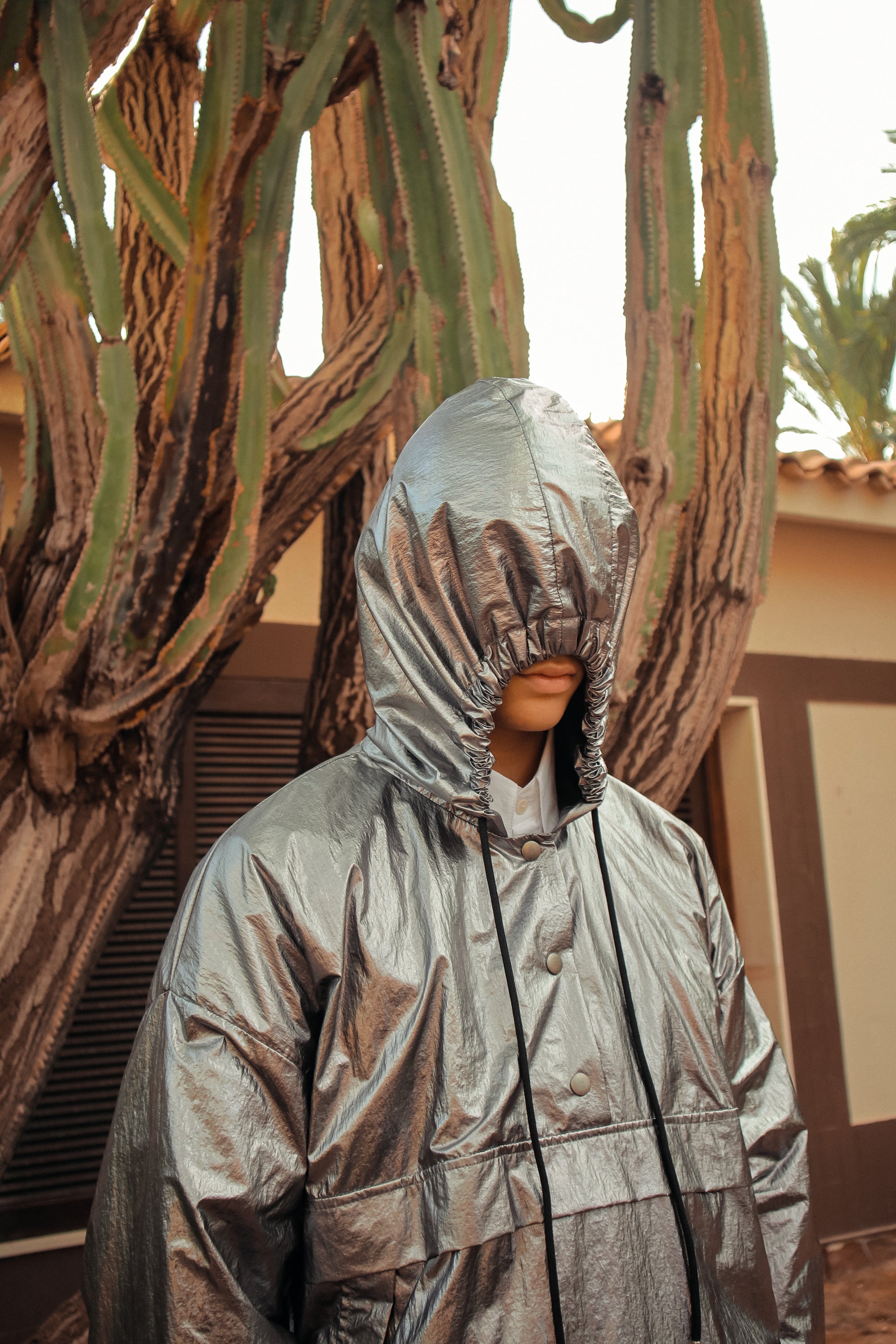 Anorak en argent Floris