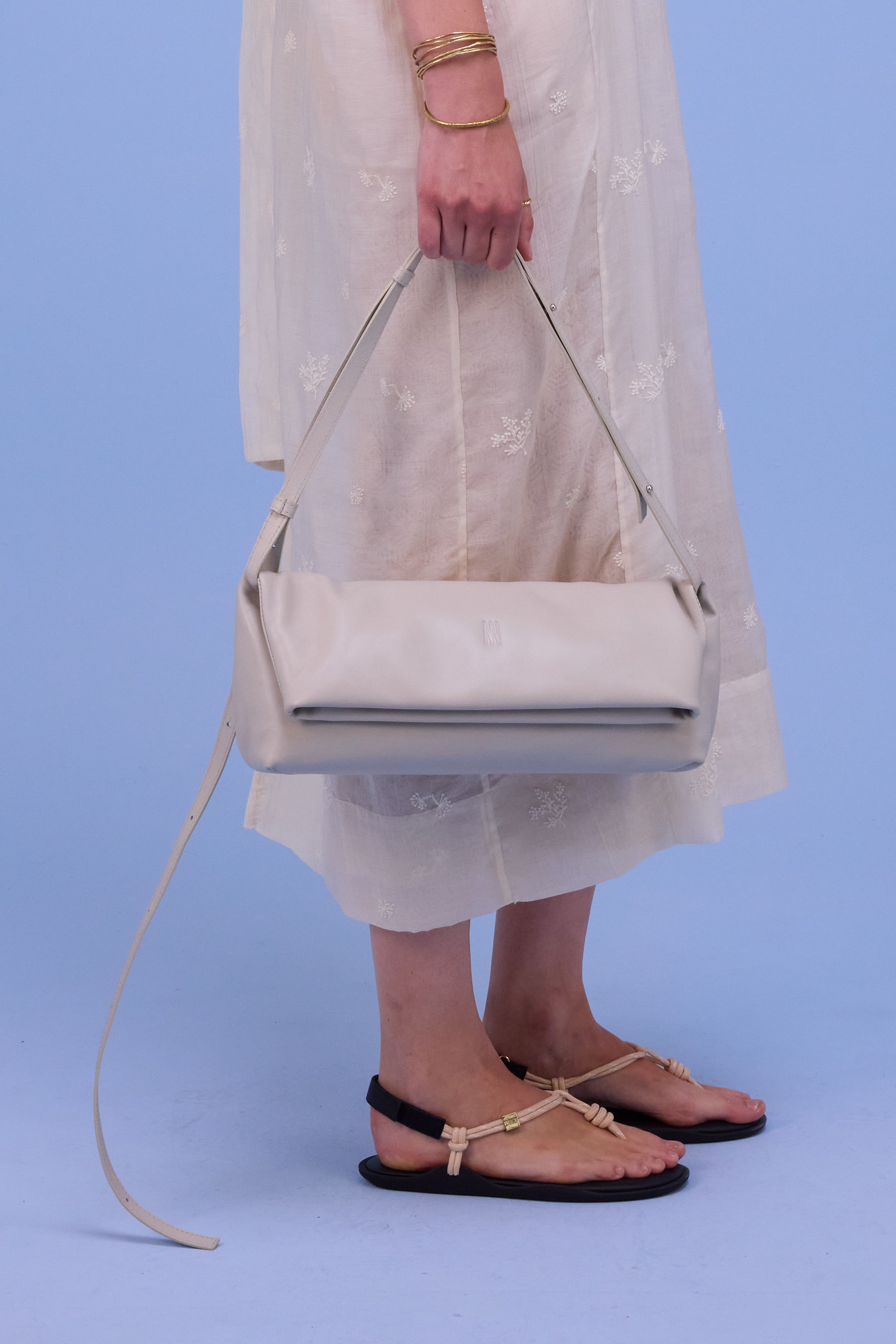 Gennaro handbag in cream