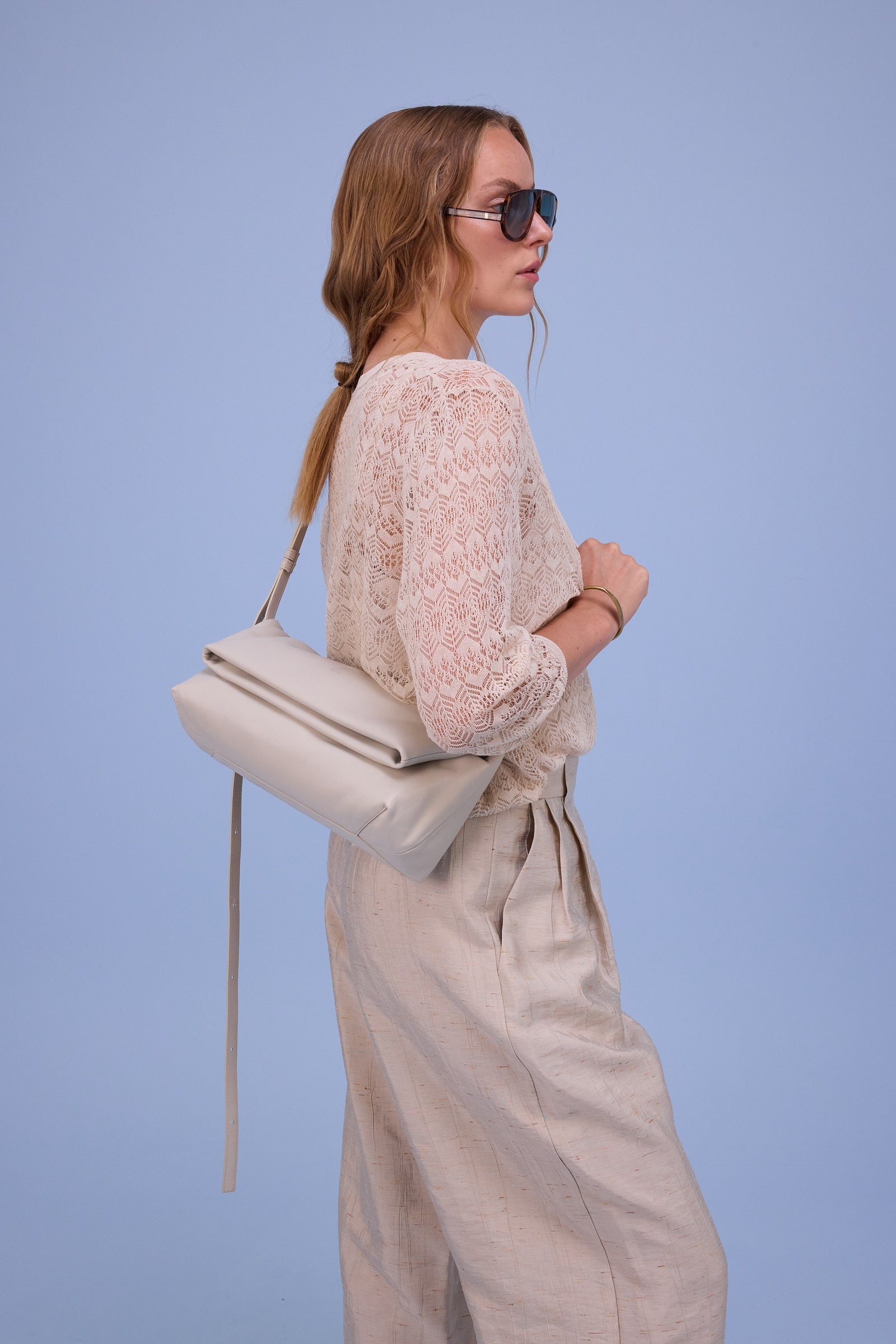 Gennaro handbag in cream