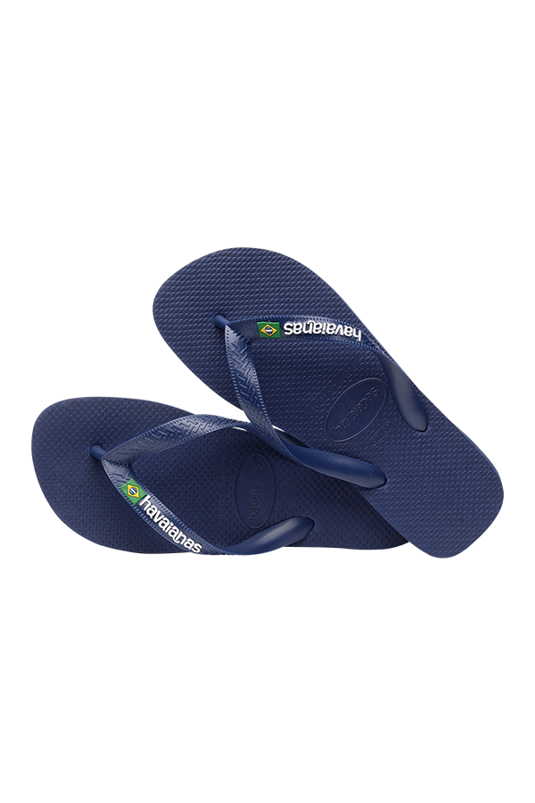 Havaianas | Brasil logo flip flop in navy blue
