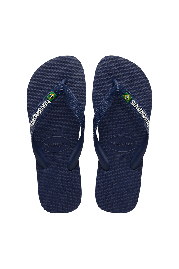 Havaianas | Brasil logo flip flop in navy blue