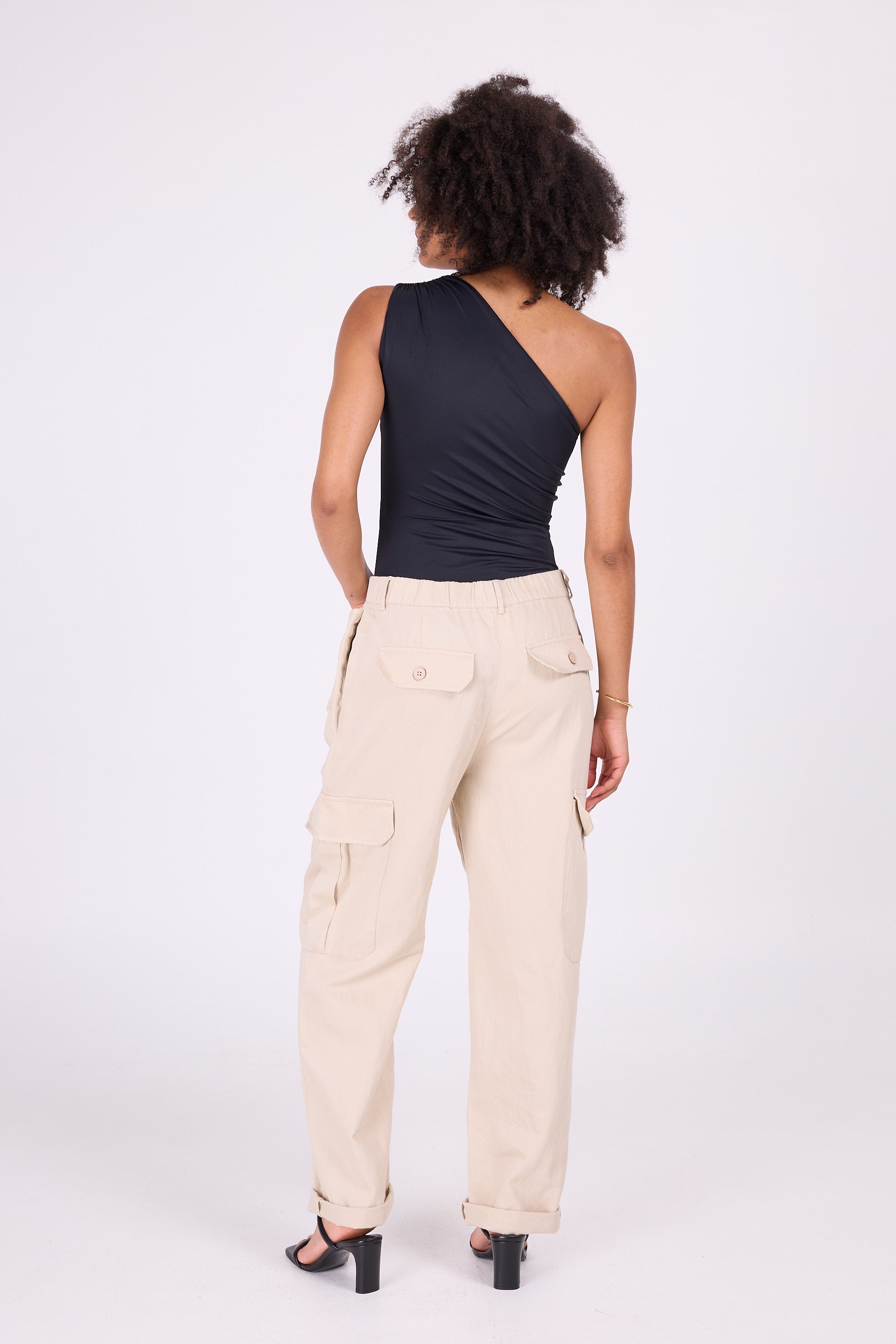 Maillot de bain asymétrique noir