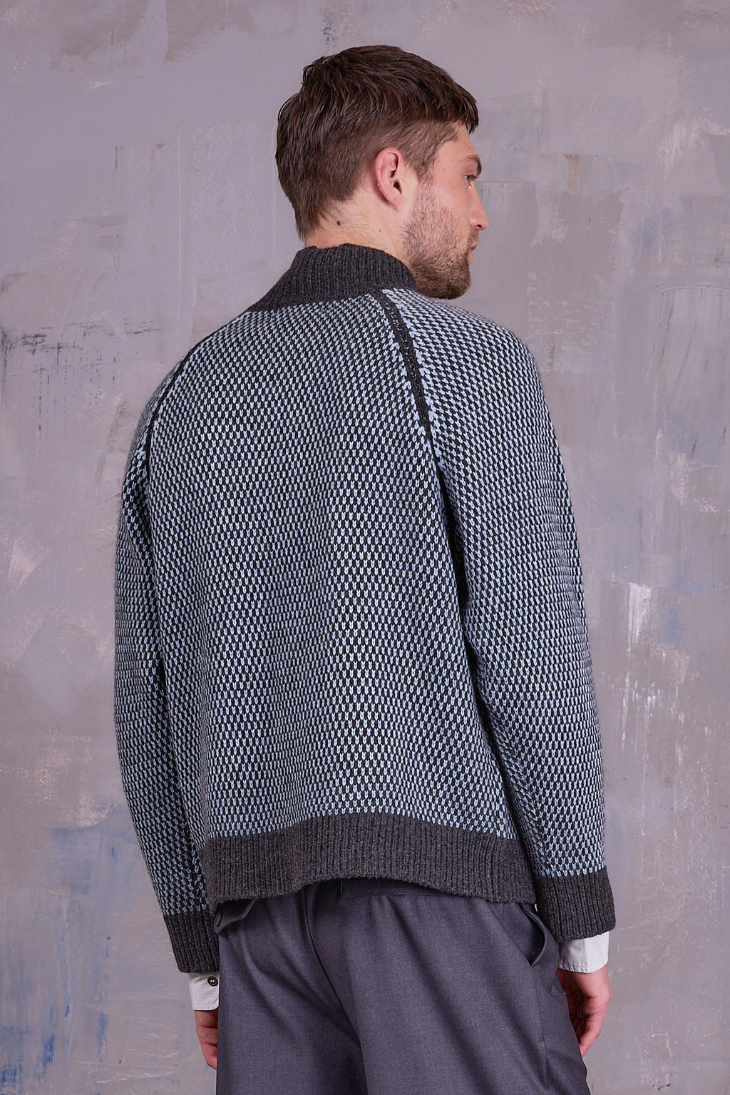Grosio sweater in graphite Yak wool 