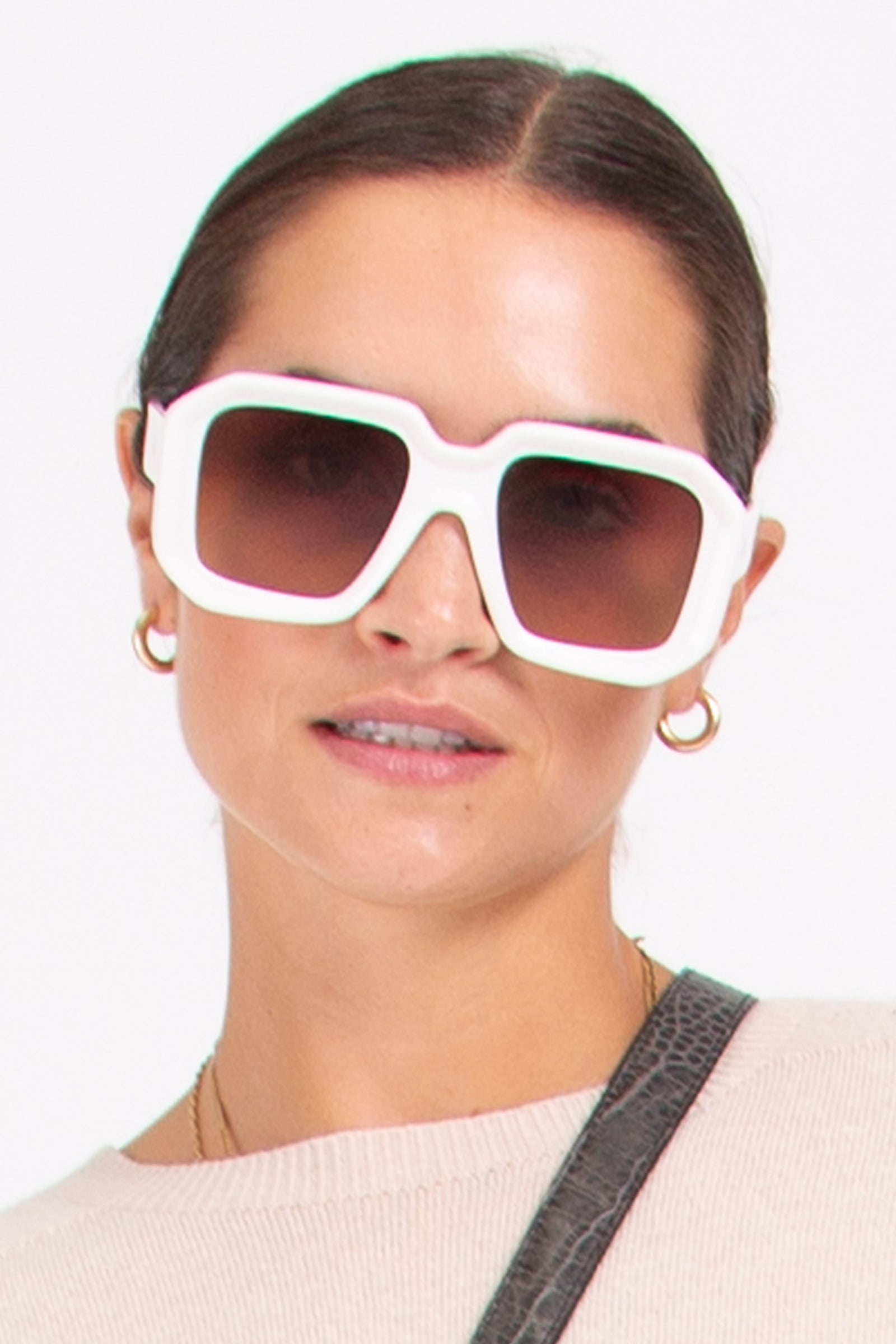 Onassis sunglasses cream / yellow