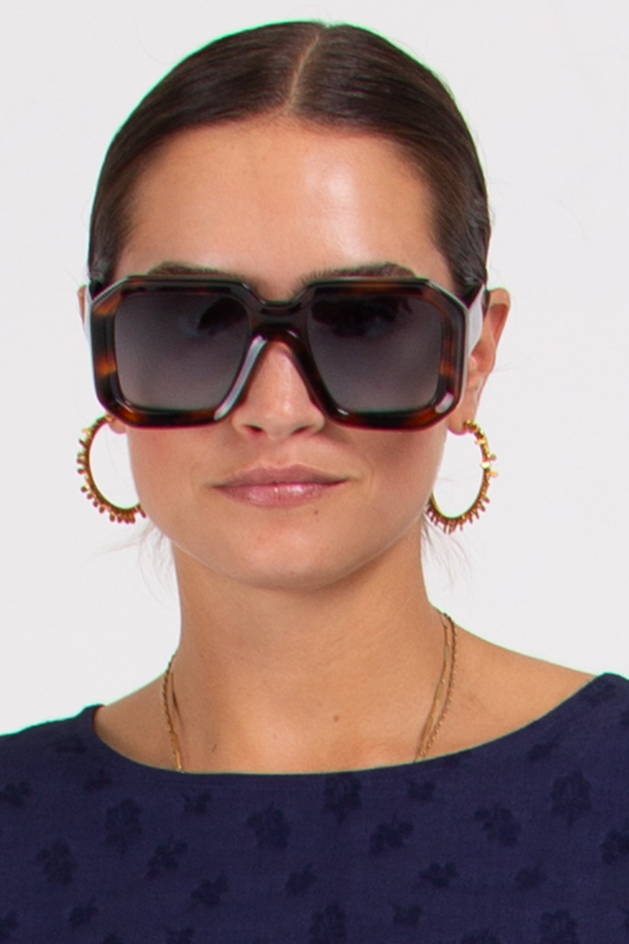 Onassis Sonnenbrille Schildpatt / Flasche